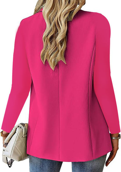 Ins Lapel Button Jacket Fashion Suit Jacket Women's Long-sleeved Tops